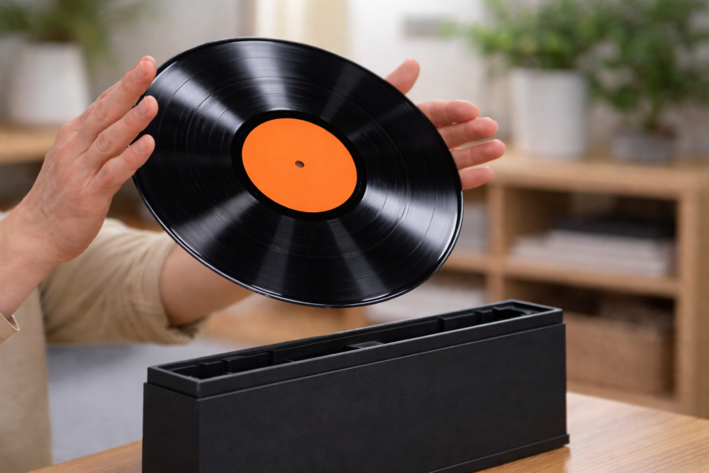 바이닐 워셔 LP 음반 세척기+고농축 바이닐 클리너+린스+타월+극세사 포함 청소 먼지 제거 - 상세 이미지 5