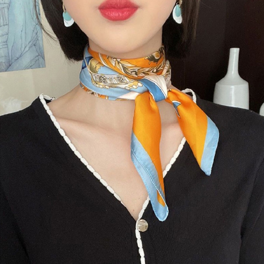 쁘띠 스카프 데일리 쉬폰 70cm 10종 - 상세 이미지 3