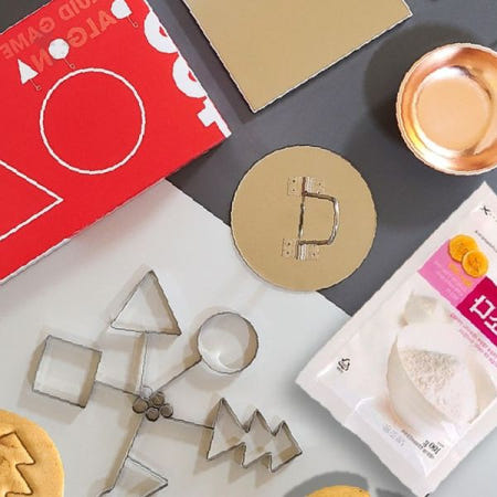 추억의 설탕 뽑기 놀이 완전 세트 달고나 제작 틀 베이킹소다 포함 가정용 간식