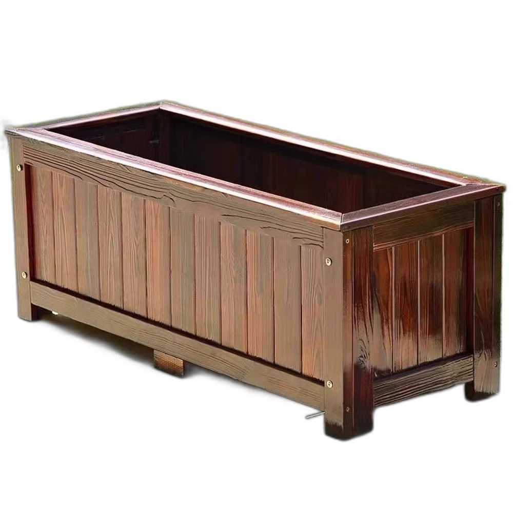 대형 플랜트 박스 공원 야외 용 텃밭 가로수 화단 화분 80x40x40 - 상품 이미지