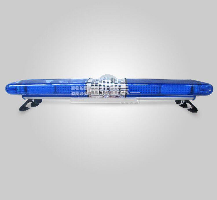 차량용 LED 경광등 블루 긴급 출동 경고 신호등 2000 싱글 라이트+스위치(스피커X) - 상세 이미지 2