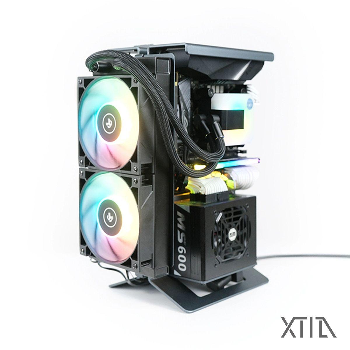 PC 오픈케이스 컴퓨터 스탠드 DIY 다크그레이 일체형 블랙 240AIO - 상세 이미지 2