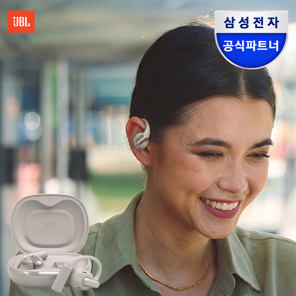 삼성공식파트너 JBL SENSE PRO 귀걸이 오픈형 러닝 무선 이어폰 그레이 - 상품 이미지