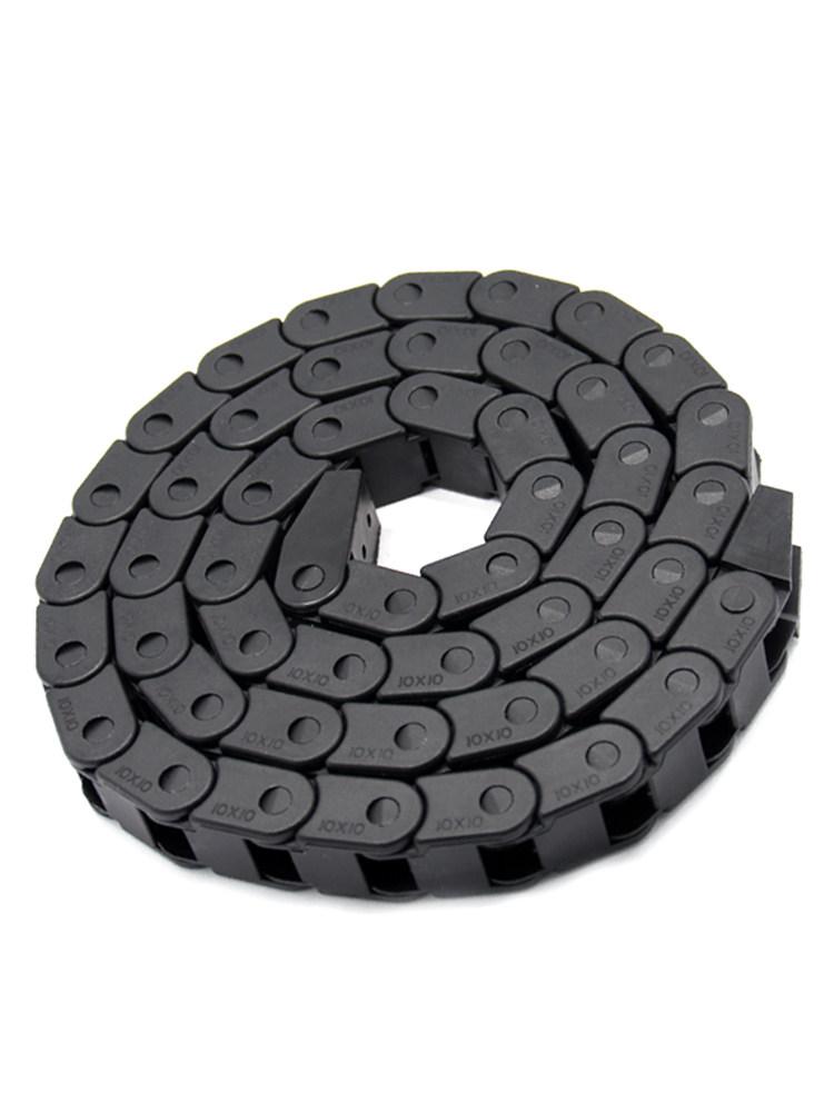 10x10mm 1m 블랙 플라스틱 드래그 유연한 체인 견인 커넥터 솔리드 나일론 프린터 - 상세 이미지 3