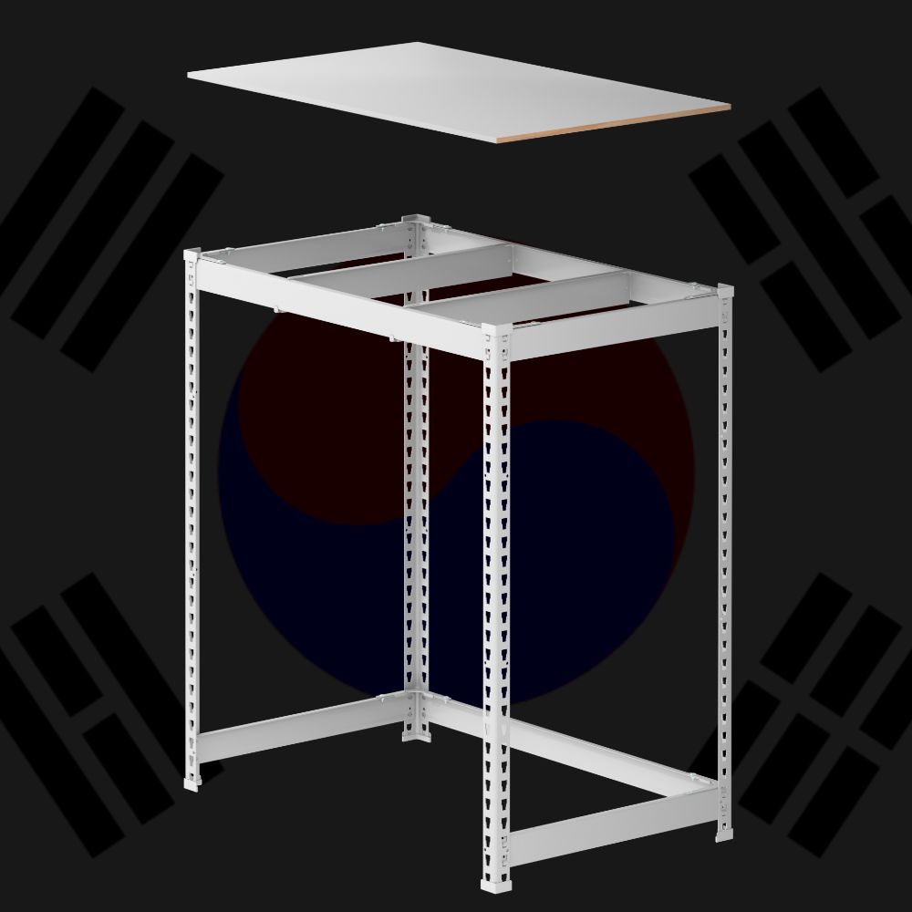 김치냉장고선반 높이 조절 1단 베이커리 진열대 1200 400 1500 mm 1단베란다 철제 앵글 120 x 40 150 원룸 편의성 좋은 여유공간 강릉원주 대학교 강원 스피드랙 - 상세 이미지 2