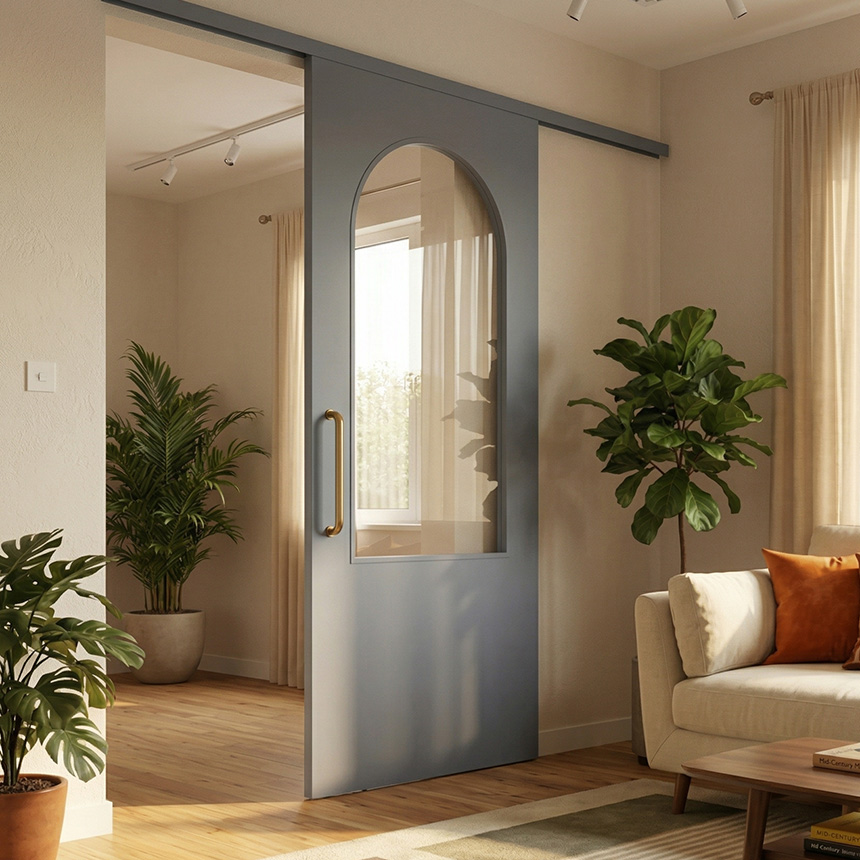 원슬라이딩중문 현관중문 슬라이딩 아파트 시공설치/스탠다드 투명강화유리