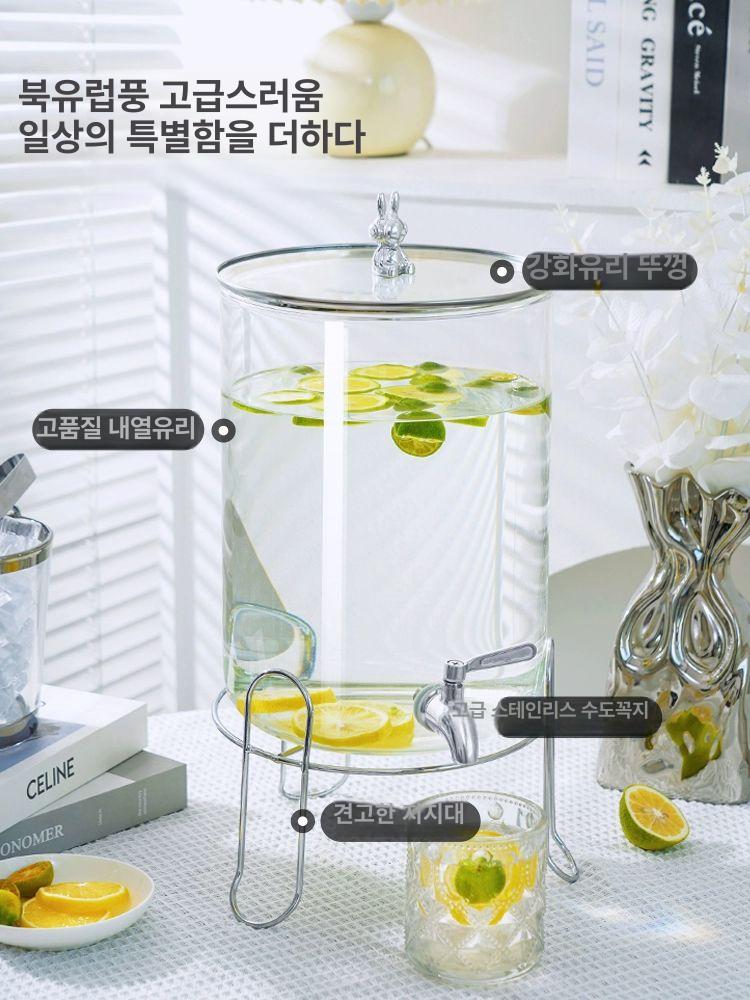 음료 디스펜서 워터 생수 냉장고 식당 스텐 식혜 셀프 탄산 업소용 - 상세 이미지 2