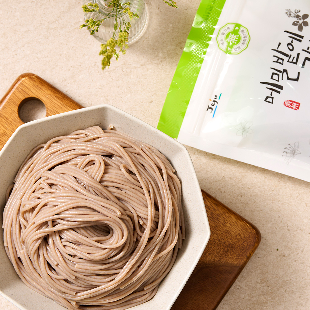 제주 100% 순 메밀면 메밀칼국수 비빔양념장 소바장국 해썹인증 글루텐프리 - 상세 이미지 2
