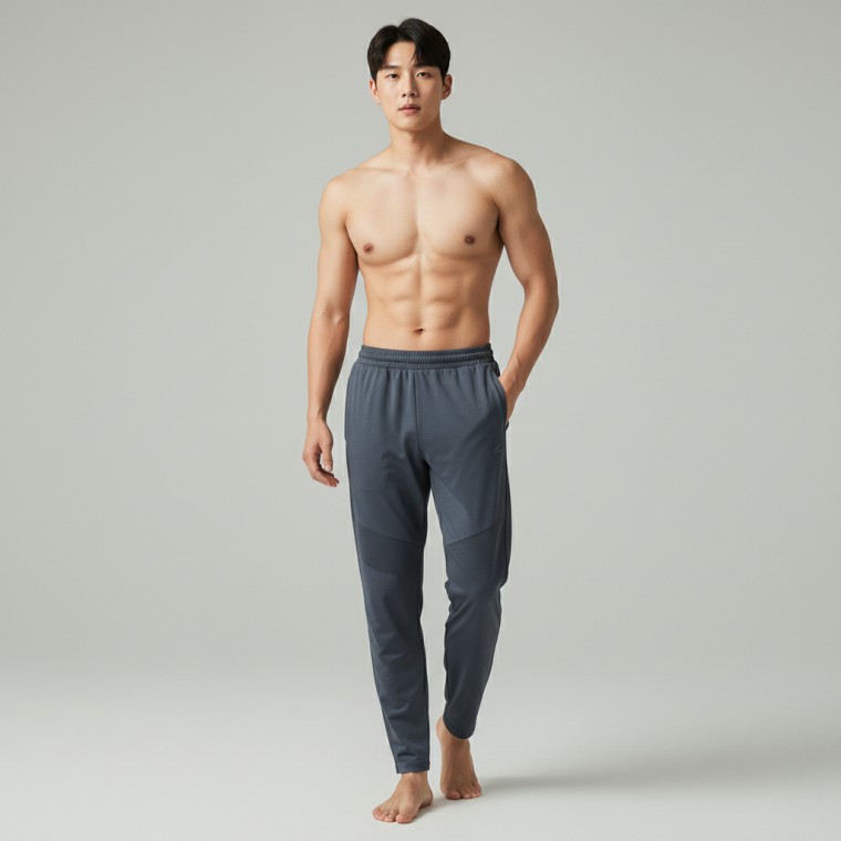 지니몰 남성 통기성 메쉬 조거팬츠 여름 스판 밴딩 쿨바지 헬스 짐웨어 트레이닝복 - 상품 이미지