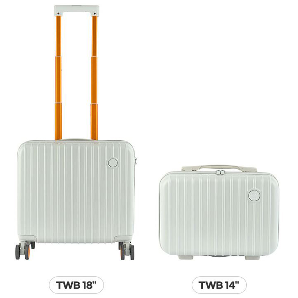 TWB 캐리어 여행용 기내용 18인치 14인치 캐리어 일체형 경량(여행용파우치 3종 포함) - 상세 이미지 2