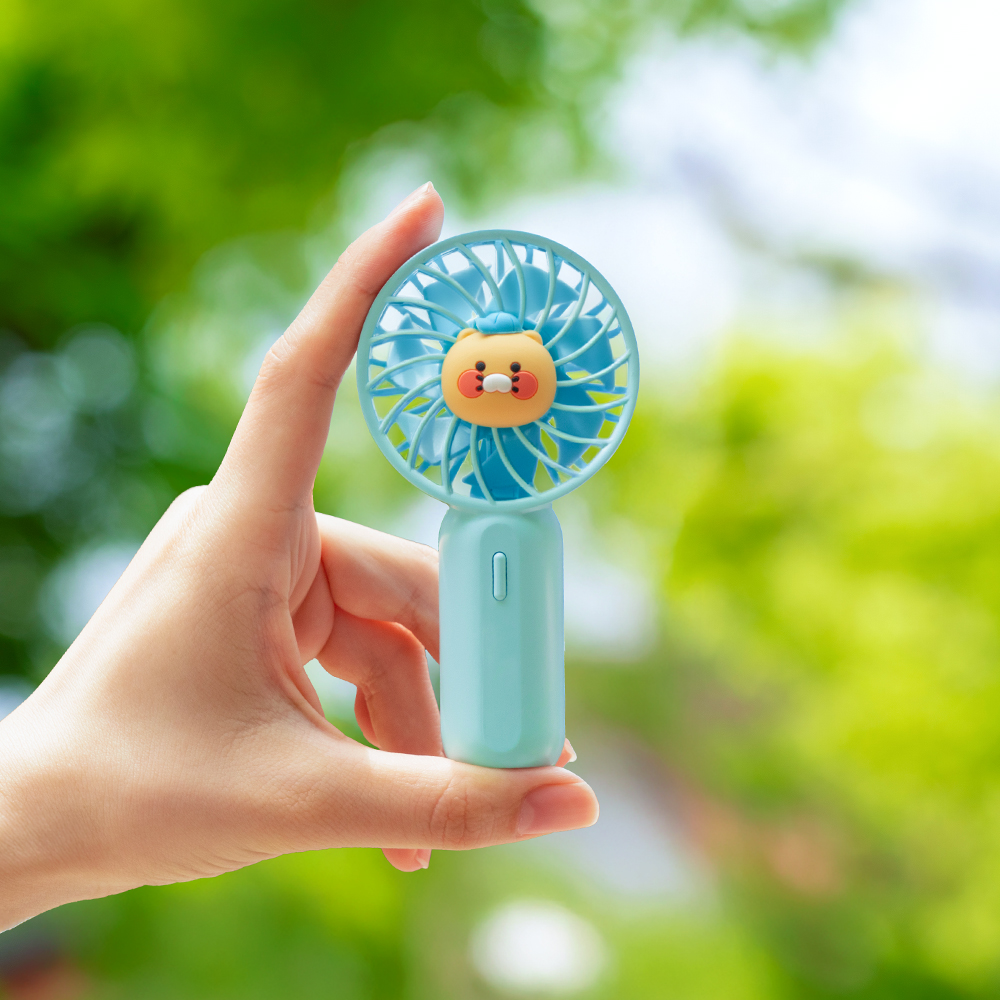 [N배송]카카오프렌즈/니니즈 포켓 휴대용 핸디 선풍기 핑크춘식이 이미지 6