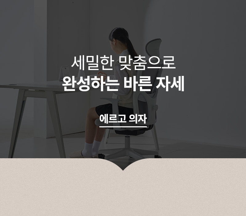 체어스코 에르고 바른 자세교정 컴퓨터의자 사무용 사무실 학생 공부 책상의자 판매처 상세 정보 이미지 3
