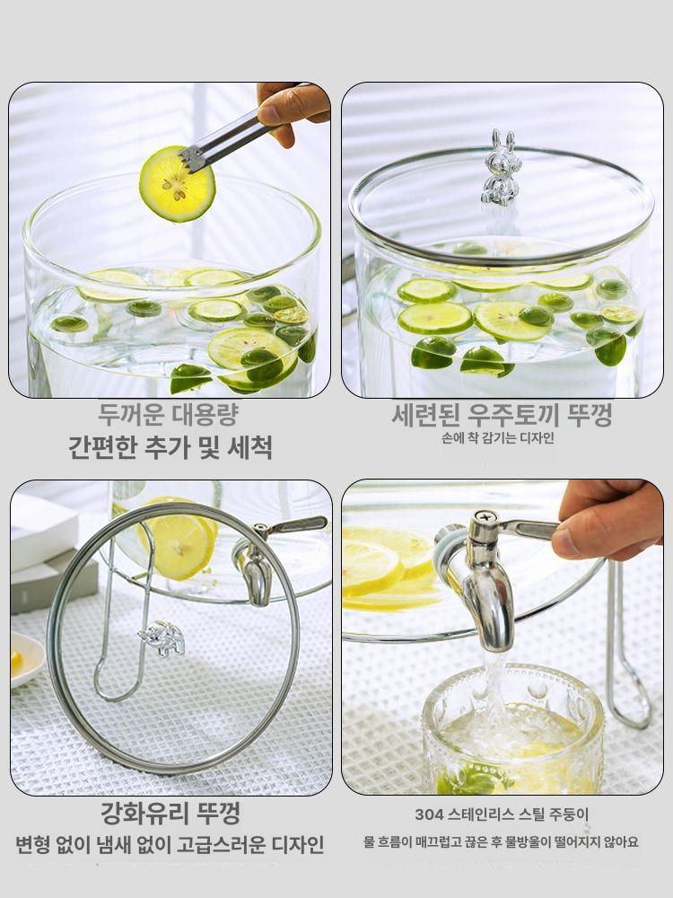 음료 디스펜서 워터 생수 냉장고 식당 스텐 식혜 셀프 탄산 업소용 - 상세 이미지 5