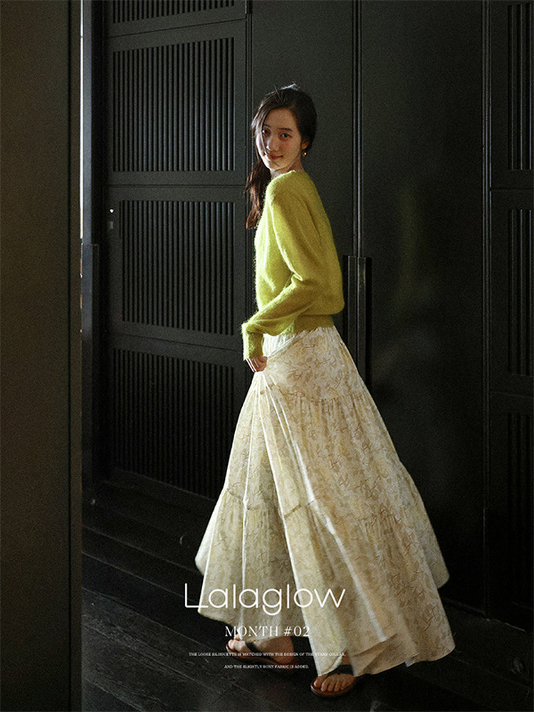 Lalaglow 레이스나시 뷔스티에 레이어드프릴나시 탑 - 상세 이미지 2