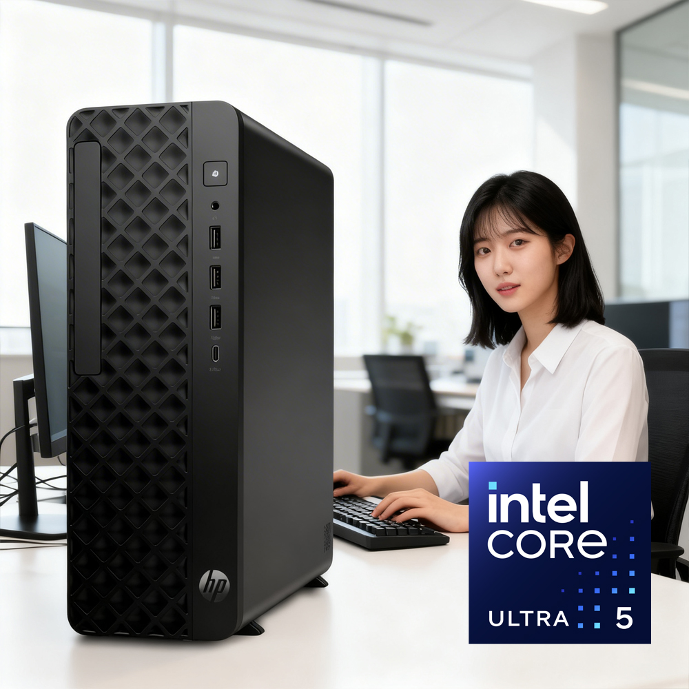HP 데스크탑 PC Prodesk 4 SFF G1i 울트라5 윈11 프로 컴퓨터 사무용 - 상세 이미지 3