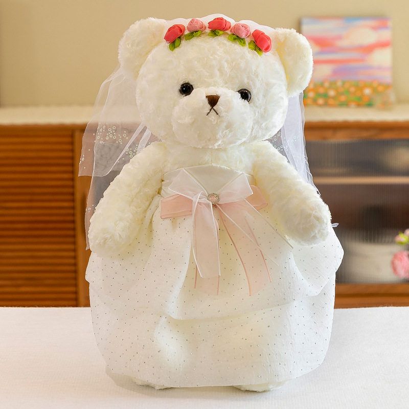 결혼 곰인형 웨딩곰 신랑 신부 귀여운 소품 테디베어 - 상세 이미지 5