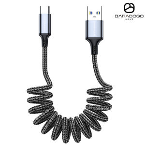 바라보고 USB A to C타입 차량용 고속충전 카플레이 스프링 케이블 ... 개봉기 | 실사용 후기 - 상품 이미지 1