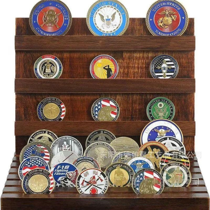 코인 거치대 주화 스탠드형 메달 디스플레이 진열대 (1개) - 상품 이미지