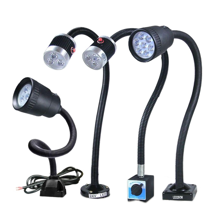 led 공작 기계 작업등 220v cnc 밀링 머신 선반 램프 밀링머신 마그네틱 작업장 - 상품 이미지