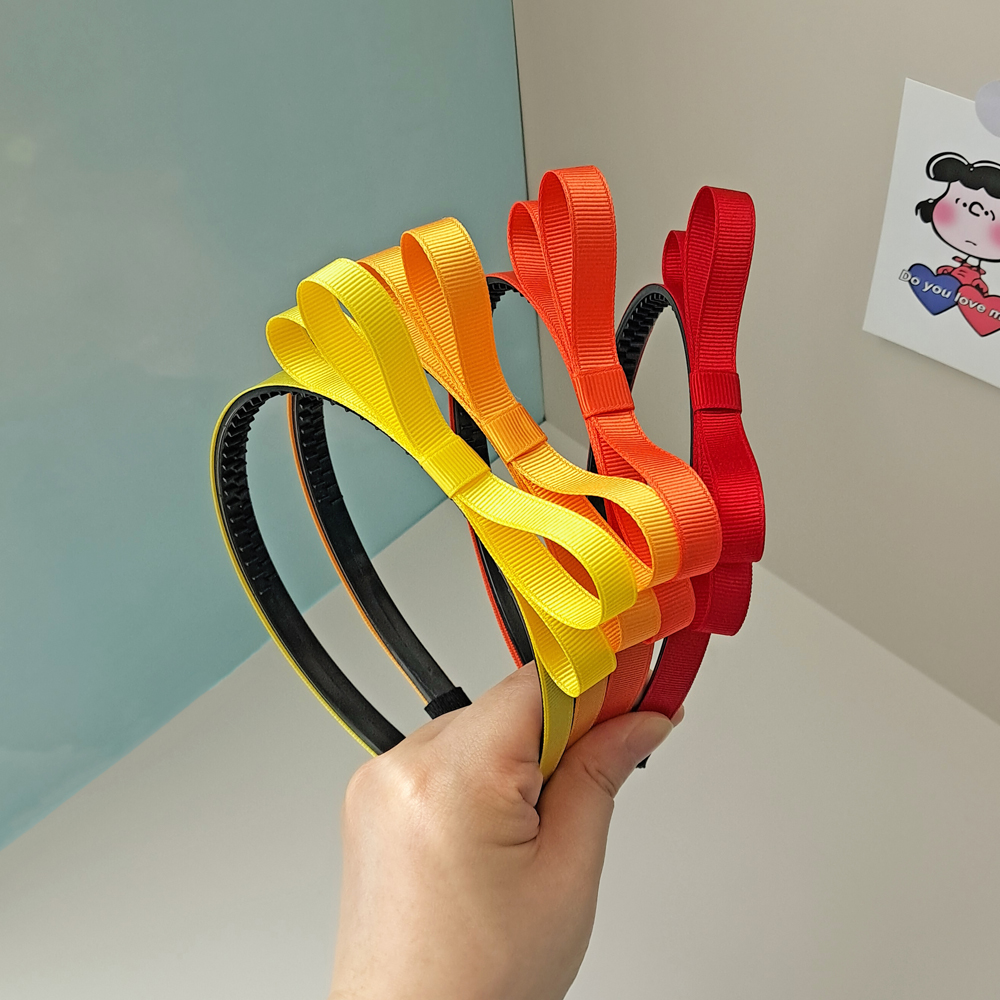 리본 머리띠 세트 골직 골지 24color - 상세 이미지 3