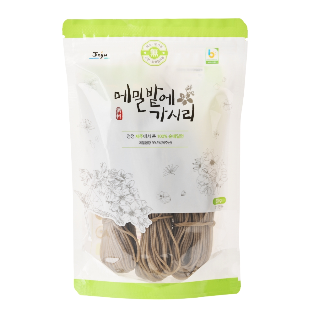 제주 100% 순 메밀면 메밀칼국수 비빔양념장 소바장국 해썹인증 글루텐프리 이미지 7