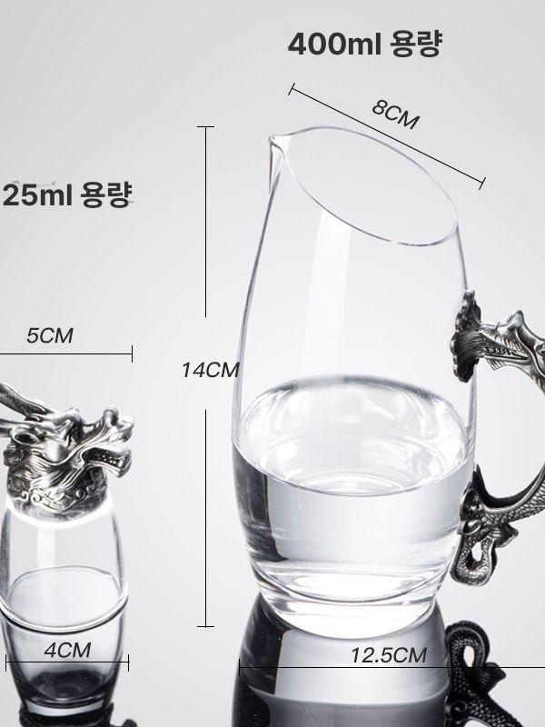 십이지 술잔 백주잔 중국 세트 위스키 분주기 가정용 골드 12간지 케이스 - 상세 이미지 5