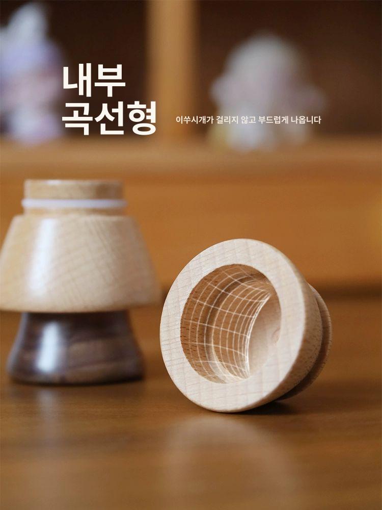 고급스러운 원목 우드트리 이쑤시개통 요지통 내추럴우드 작은 나무 - 상세 이미지 2