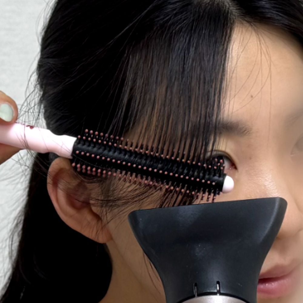 뿌리볼륨 휴대용 여행용 미니롤빗 - 상품 이미지