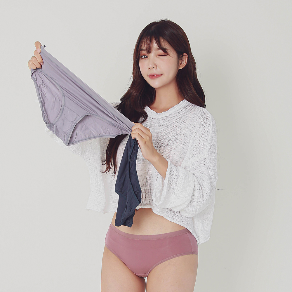 힙핑크 [5PACK] 소프티 모달 삼각팬티 제품 이미지