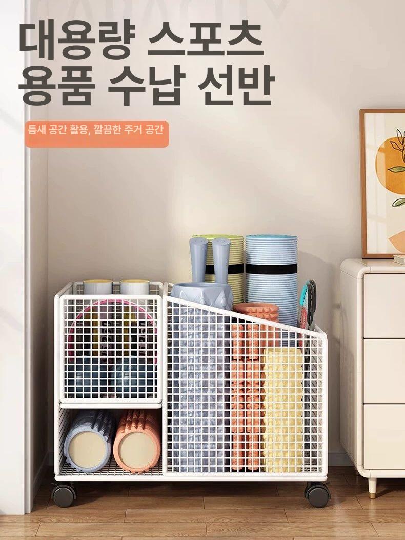 스포츠용품수납선반 대형 철제케이지 수납펜스 발코니 빌라 이동식 철장 - 상세 이미지 2