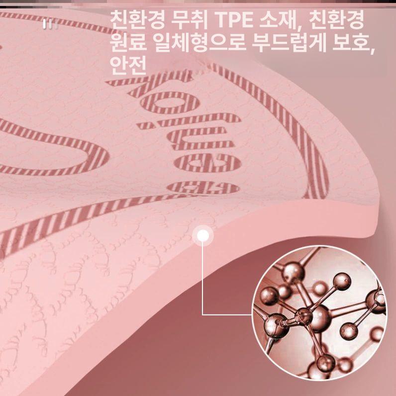 홈트 쿠션 8mm 충격 핑크 무선 가정용 점프 매트 10mm 요정핑크 64cm - 상세 이미지 4