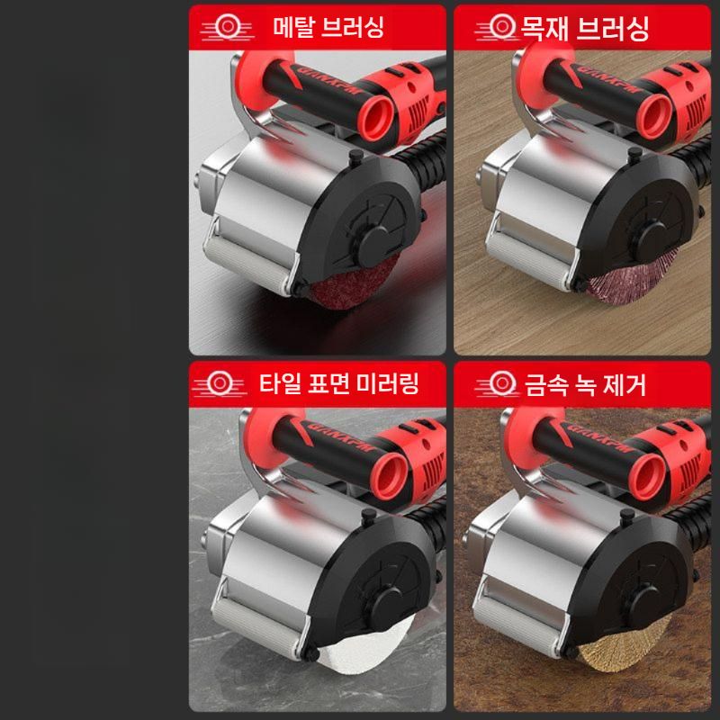 스텐 광택기 소형 연마기 폴리싱 사포 브러싱 폴리셔 금속 산업용 속도조절 - 상세 이미지 2