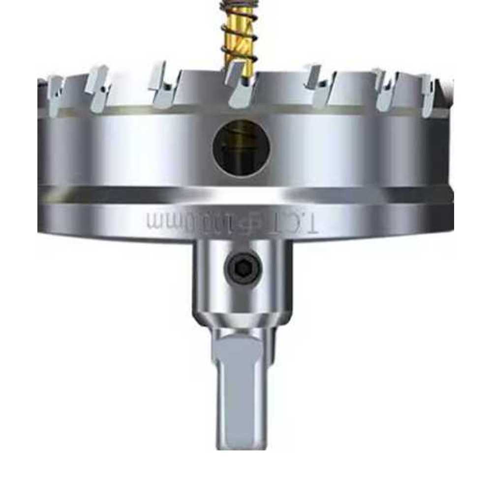 대형 초경 홀쏘 드릴 금속 용 펀칭 비트 스텐 확장 기계 125mm - 상품 이미지