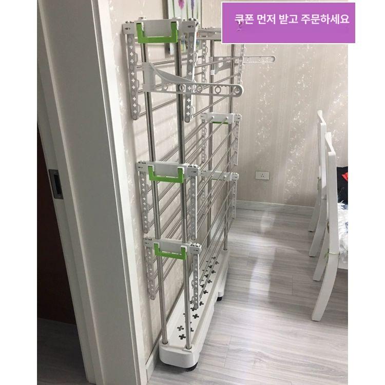 대건통상접이식 빨래건조대 3단 그린 00단 1 특대 기본 흡착식 설명 빨래건조대건조대 - 상세 이미지 2