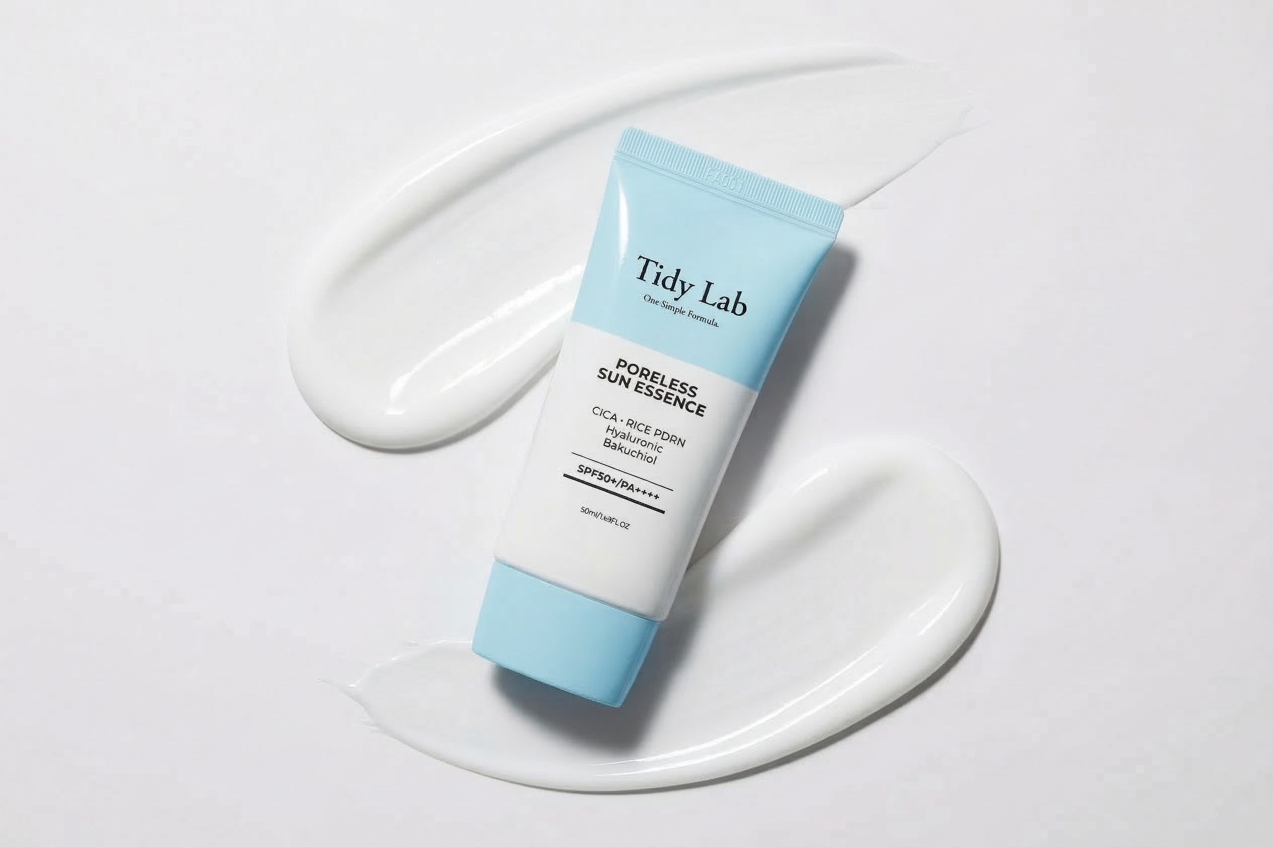 타이디랩 포어리스선에센스 spf 50+ 비건 CICA PDRN 바쿠치올 50ml, 1개 - 상세 이미지 2