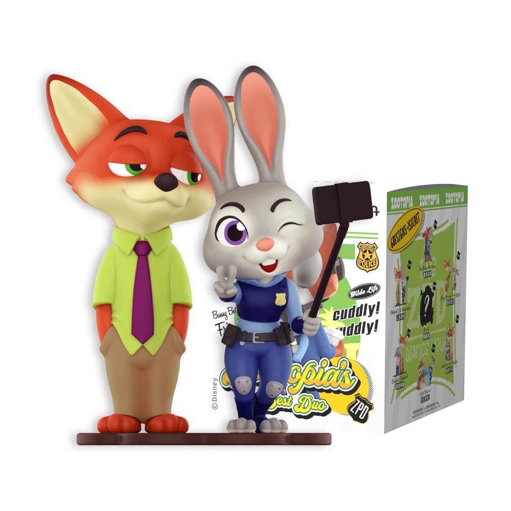 52TOYS 주토피아 닉와일드 주디홉스 블라인드 피규어 Best Duo 6개입 BOX - 상품 이미지