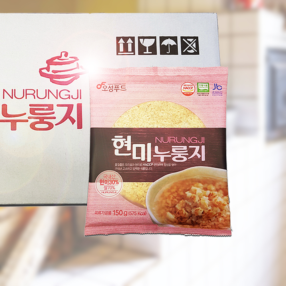 오성푸드 현미누룽지 150gx20봉 고소 담백 식사 간식 - 상품 이미지