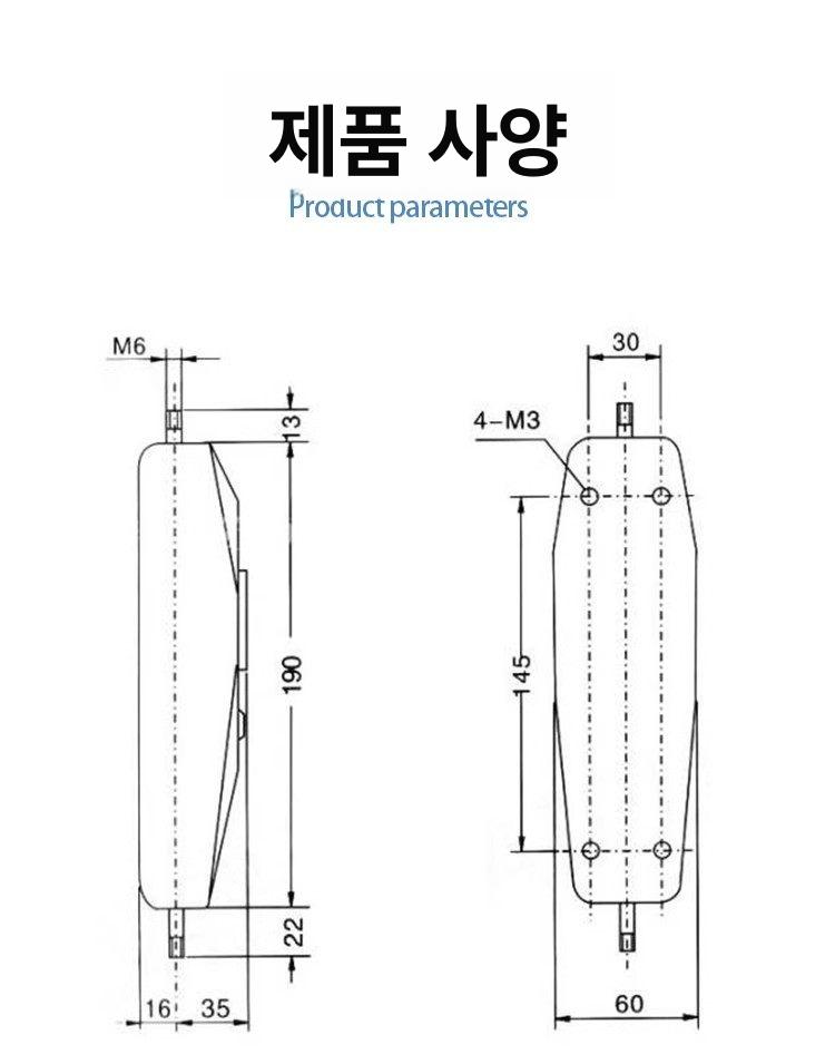 푸쉬풀게이지 강도 인장력 다이얼 계측기 스프링 고리 NK-20(2KG) - 상세 이미지 5