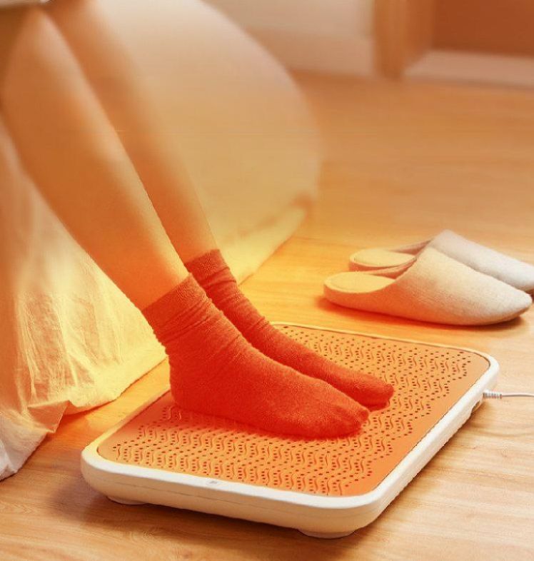 전기 발난로 사무실 온열 발히터 캠핑 난방기 히터기 전기발난로 발온열기 가정용 난로 - 상세 이미지 2