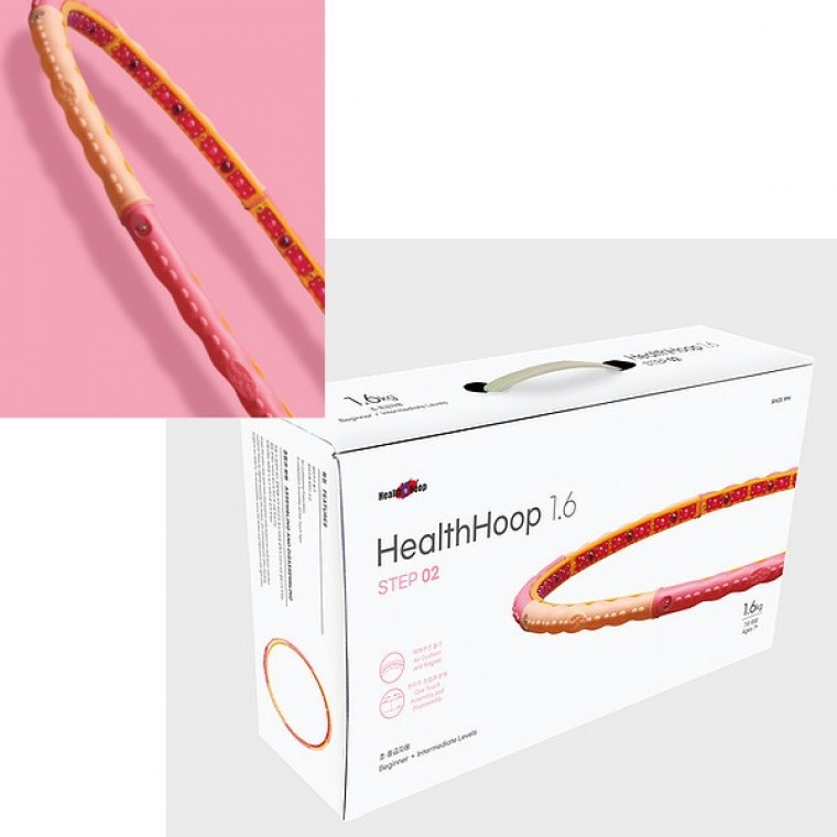 에코 훌라후프 1.6kg 뱃살 지압용  훌라후프 - 상품 이미지