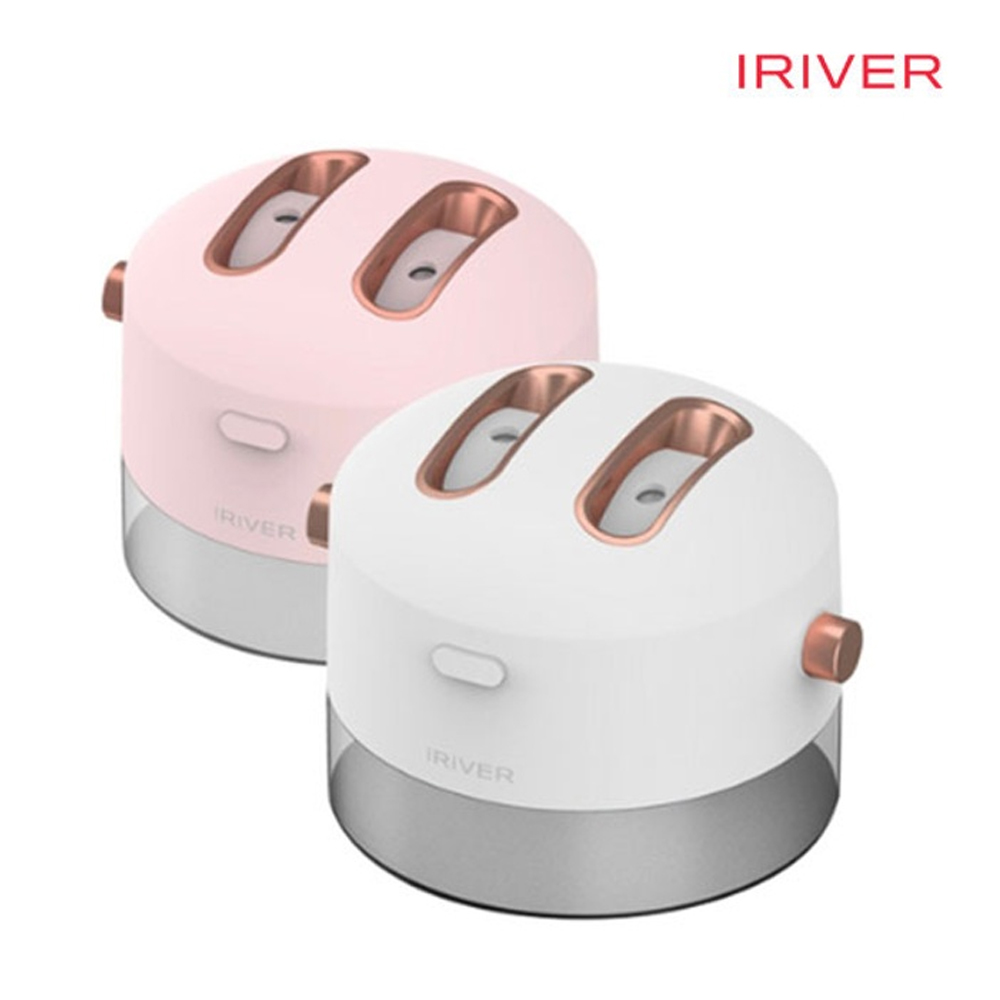 아이리버 듀얼 스팀 스윙 무선 충전식 무드등 수면등 가습기 1L 4000mAh 파노라마가습 - 상세 이미지 5