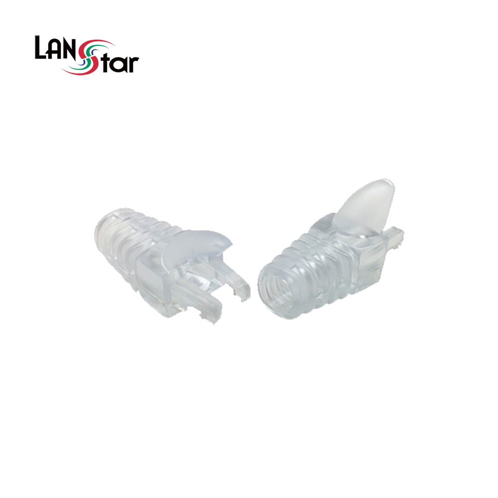 랜스타 LS N-BOOT-LOCK-TR RJ45 락부트 슬림 타입 6Pi 투명 - 상품 이미지