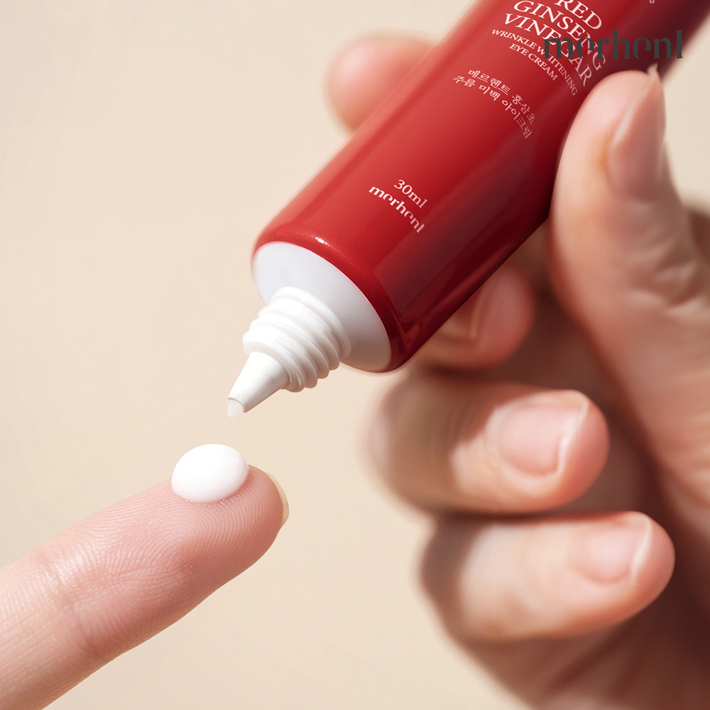 메르헨트 홍삼초 주름 미백 아이크림 30ml 5개 눈밑 눈가 꺼짐 처짐 방지 다크써클 이미지 7