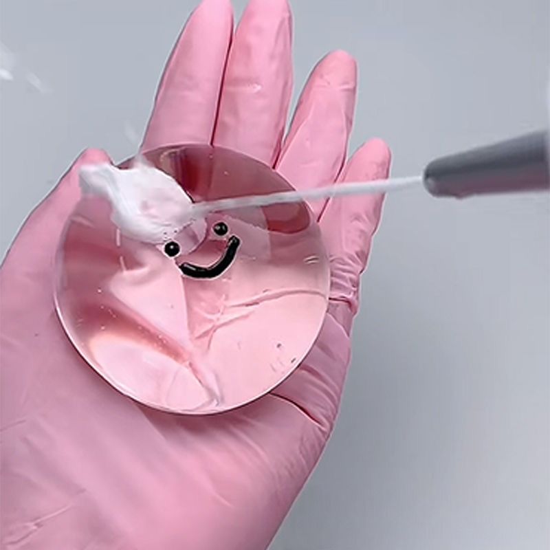 스마일 물방울 거품 버블 말랑이 슬랑이 타바 스퀴시 스트레스볼 쫀득 슬라임 액체괴물 주사기 - 상세 이미지 3