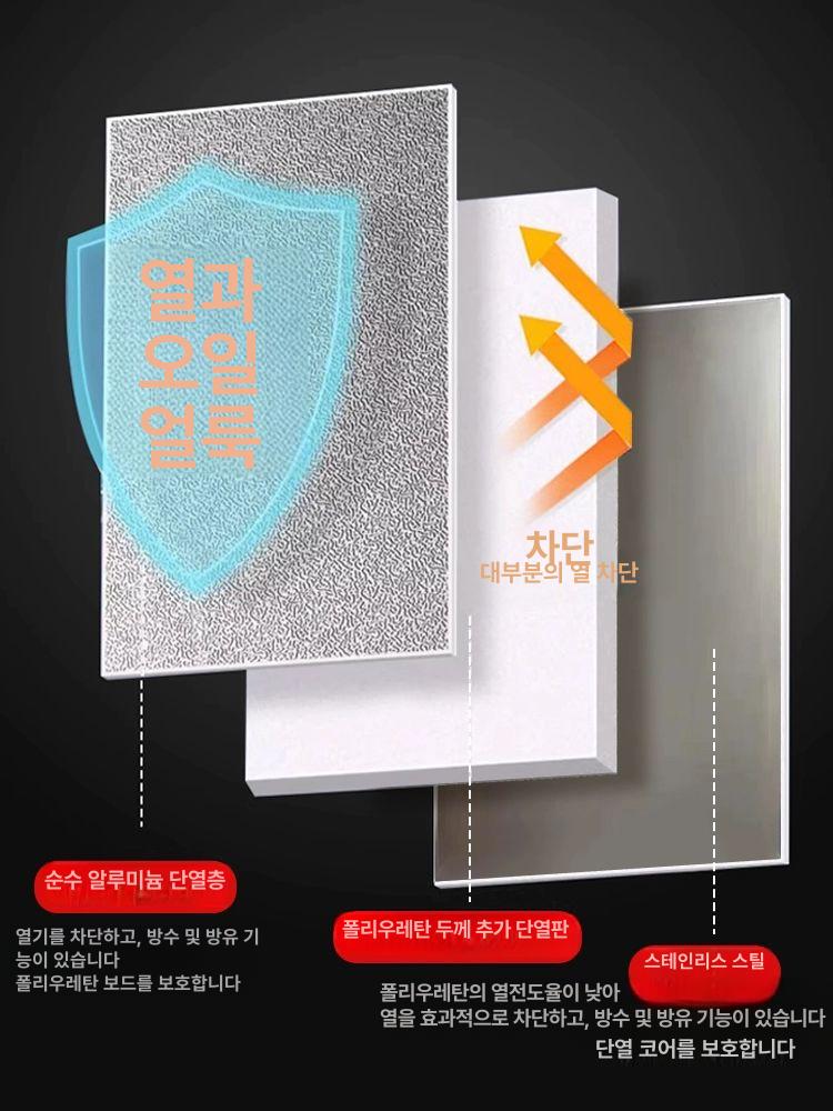 가스레인지 가림판 주방 x 가림막 두꺼운 방열판 업소용 50x60cm 알루미늄 [자석식] - 상세 이미지 3