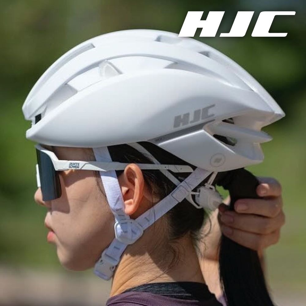 HJC 홍진 아이벡스3 빈티지 화이트 사이클 로드 자전거 헬멧 - 상품 이미지