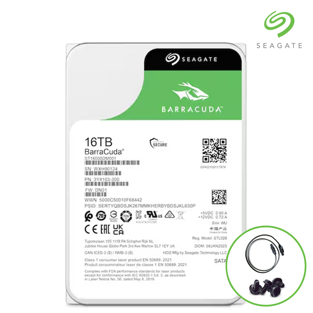 씨게이트 Seagate BarraCuda 7200/512M (16TB, ST16000DM001)