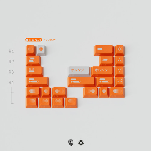 GMK CYL ORENJI 키캡 추가구성 - 상품 이미지
