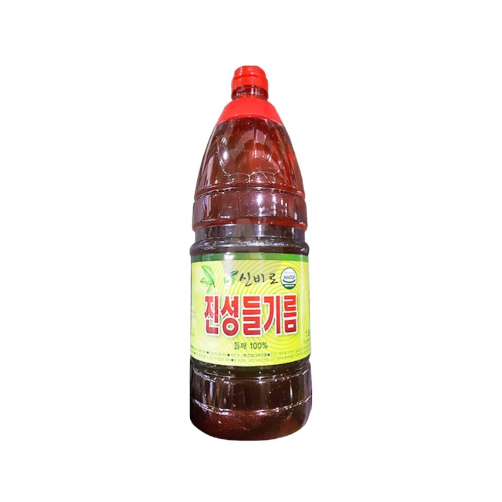 진성 들기름 1.8L 식자재 대용량 들깨기름 업소용들기름 식당 - 상품 이미지