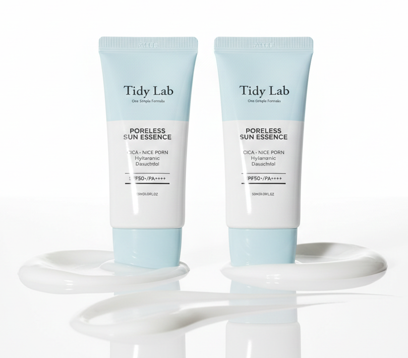 타이디랩 포어리스선에센스 spf 50+ 비건 CICA PDRN 바쿠치올 50ml, 2개 - 상세 이미지 2